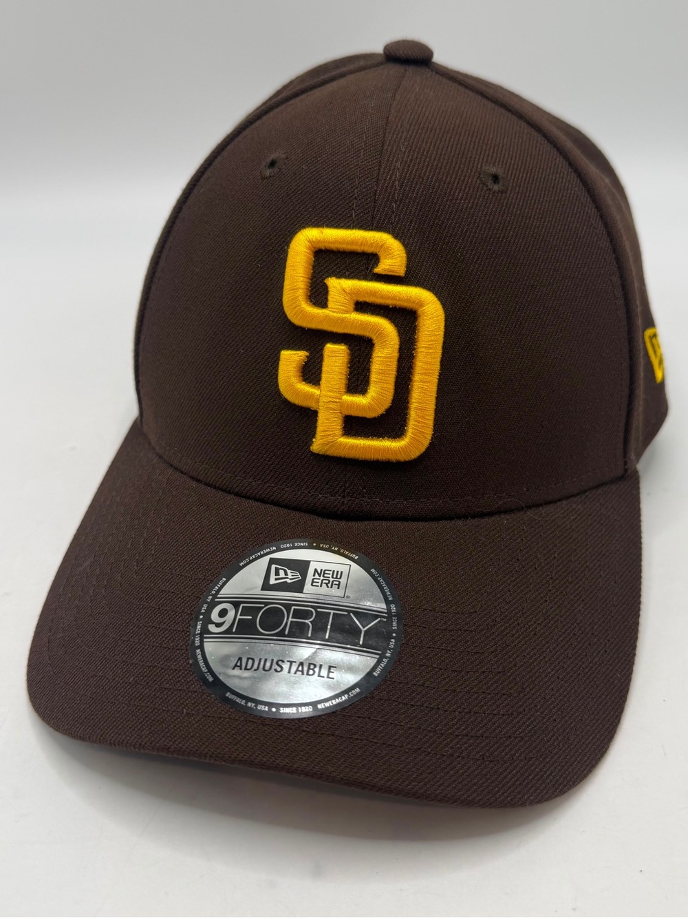 New Era San Diego Padres 9FORTY Adjustable Hat Brown Yellow MLB